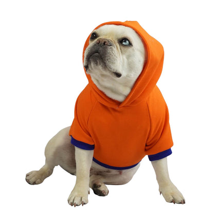  Buzo anime Pokémon para perros y gatos en algodón perchado 
naranja vista frontal - Animal Power Colombia
6