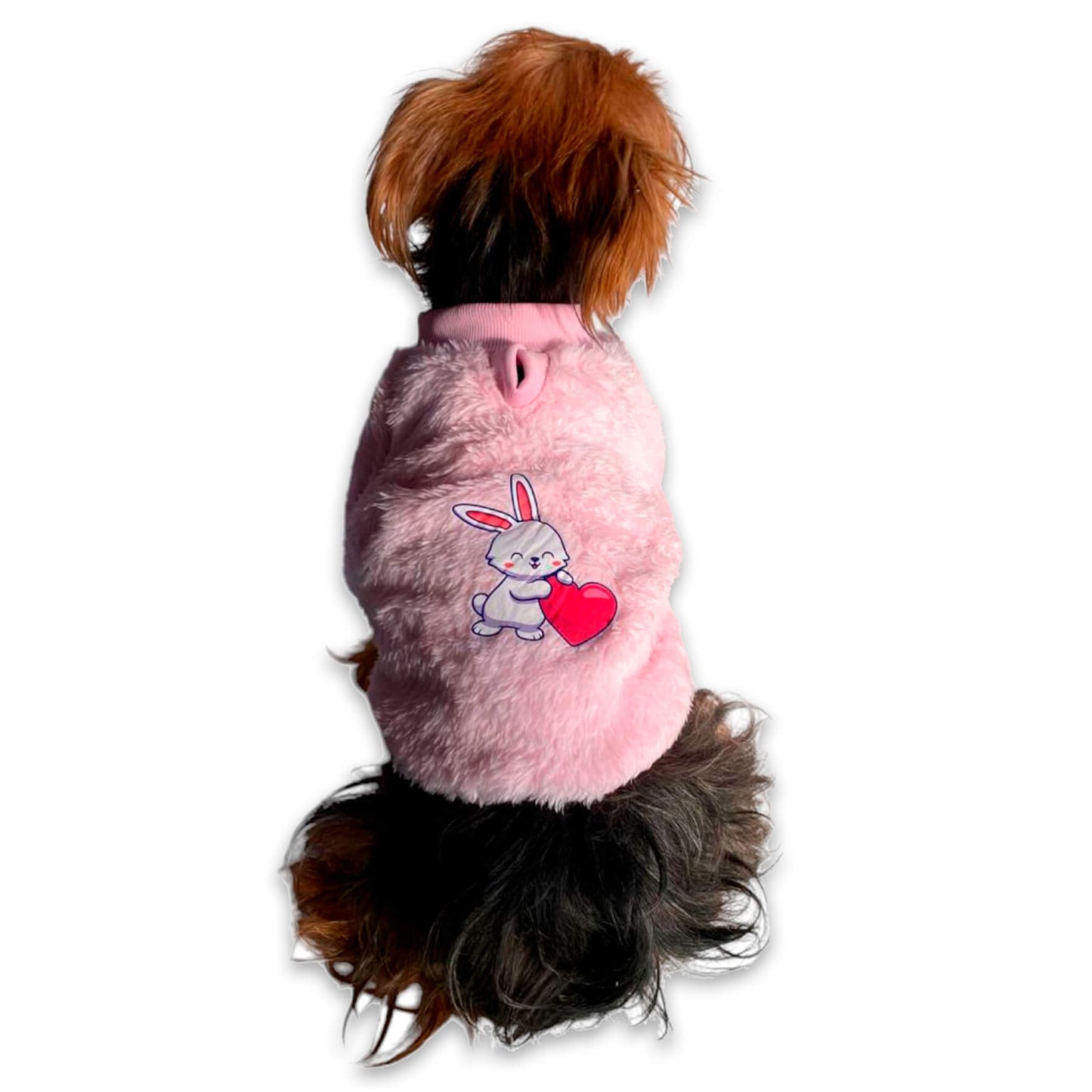 Buzo Conejito Rosa para Perros y Gatos | Piel de Conejo | Animal Power
