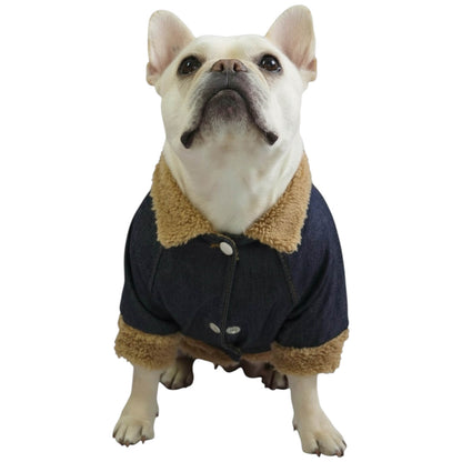  Chaqueta jean Girl Power para perros y gatos vista frontal 
- Animal Power Colombia
JEAN