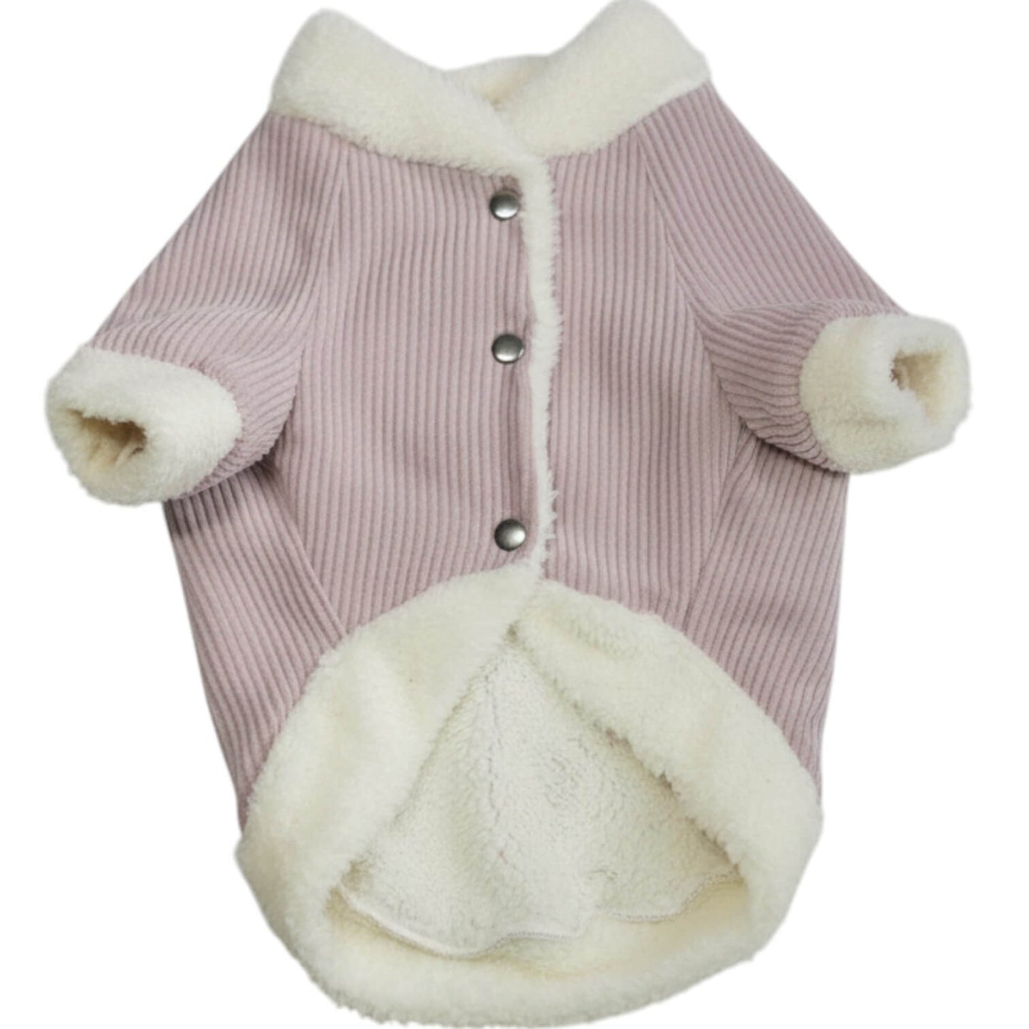 Chaqueta de Pana Rosada para Perros y Gatos | Forrada | Animal Power