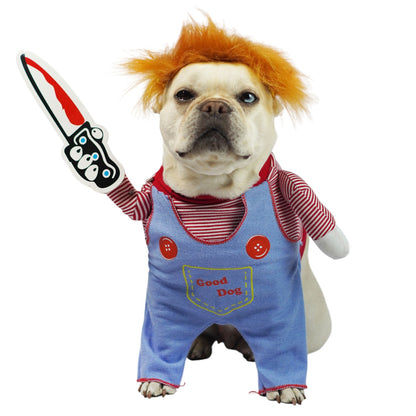 DISFRAZ PARA MASCOTA PERRO O GATO DE CHUCKY